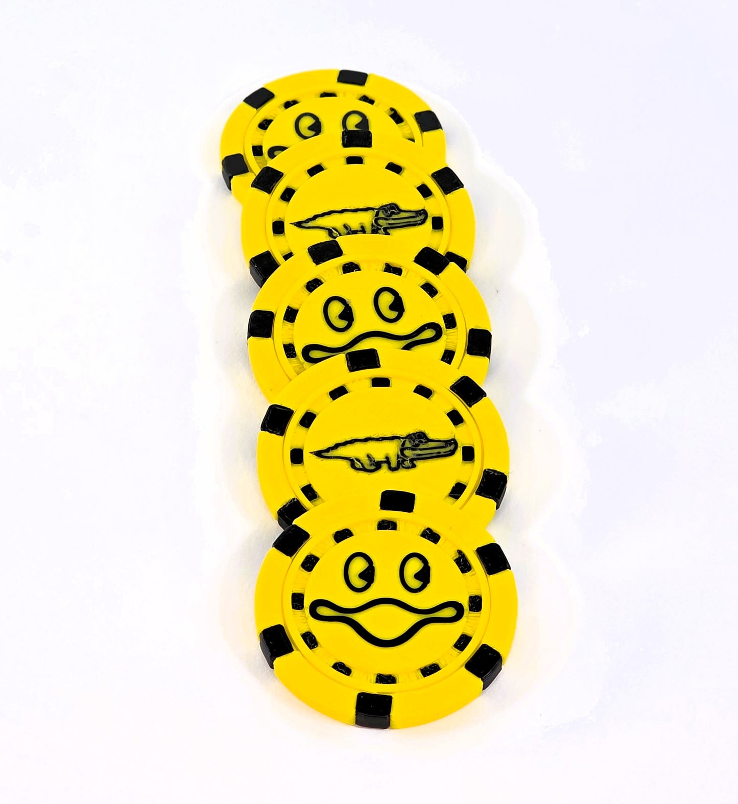 Jam Band Poker Chips That Spin