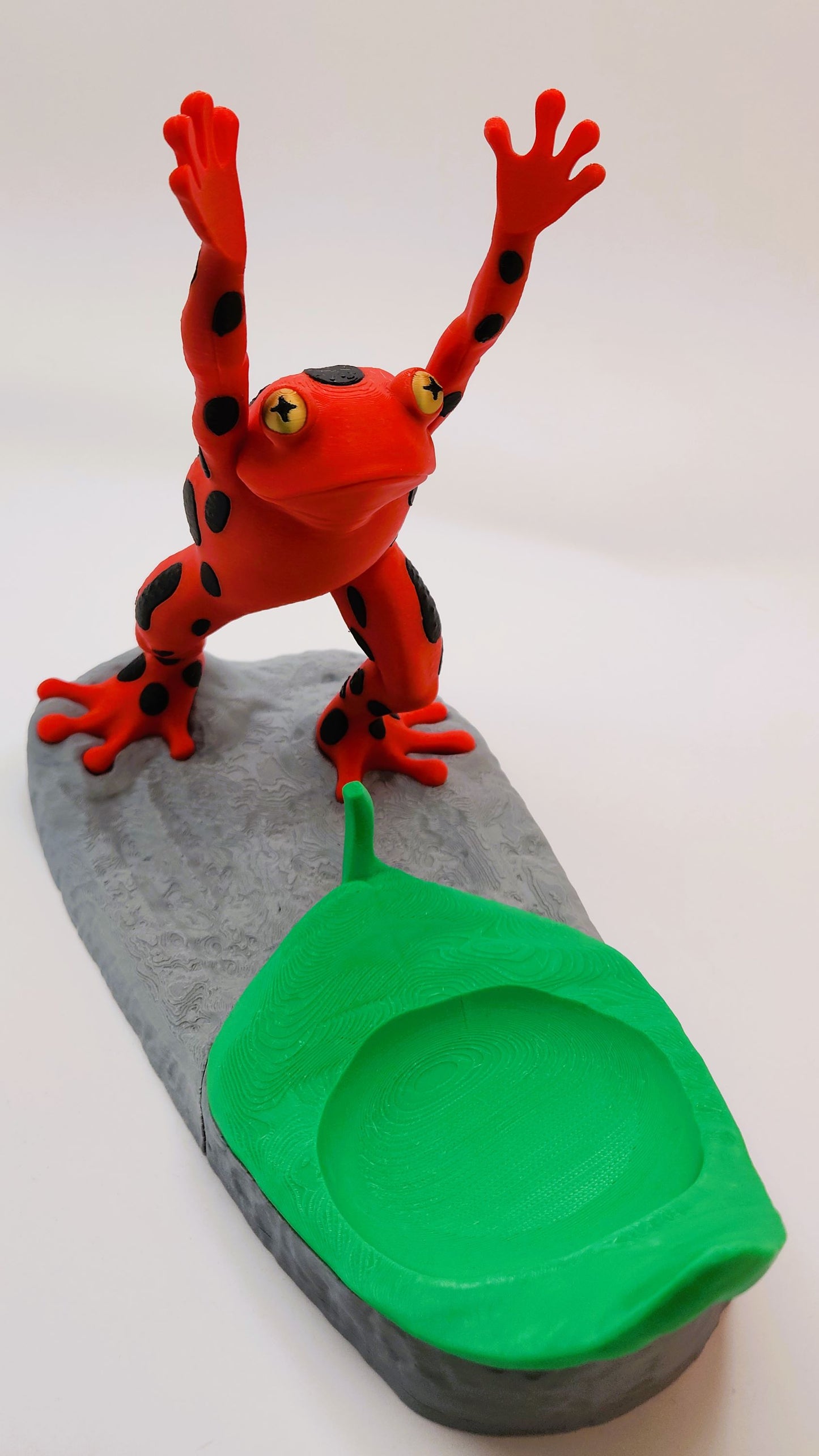 Ribbit Reserve: Frog Wine Bottle Display - Starzy Creations