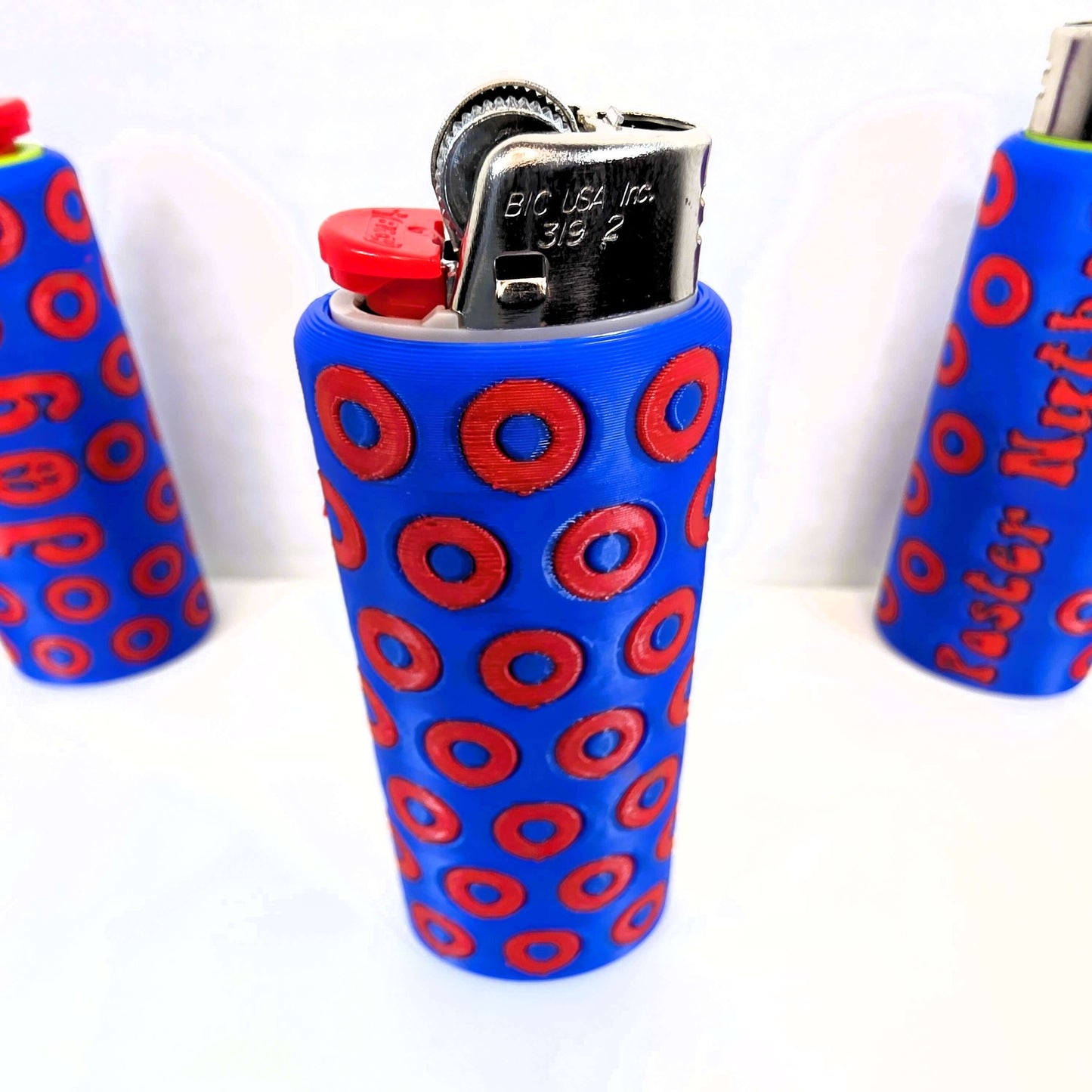 Phish Donut Lighter Sleeve | Personalized Donut Lighter Case | 3D Printed Bic Lighter Cover | Keychain Option