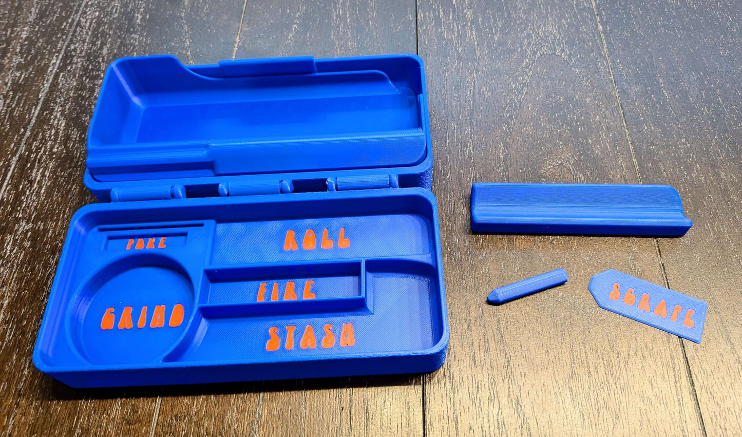 Phish Rolling Kit with Tray Donut Design Inside Your Fuego Rolling Kit – Keep It Rolling Tray