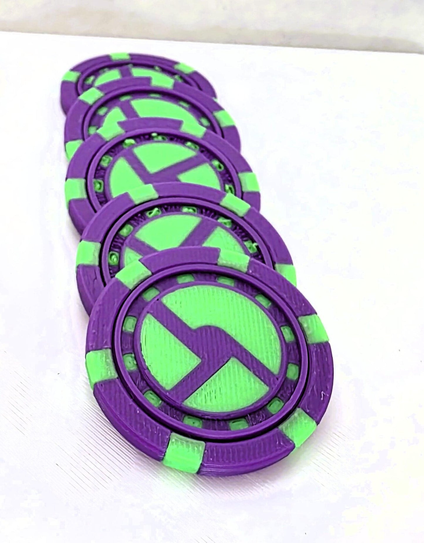 Jam Band Poker Chips That Spin